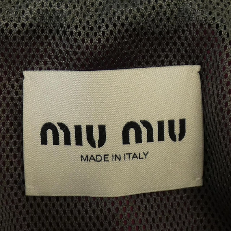 Miu Miu MIU MIU Áo khoác zip lụa kỹ thuật ML1220 SOOO 163P - Hàng hiệu Chính hãng 808417