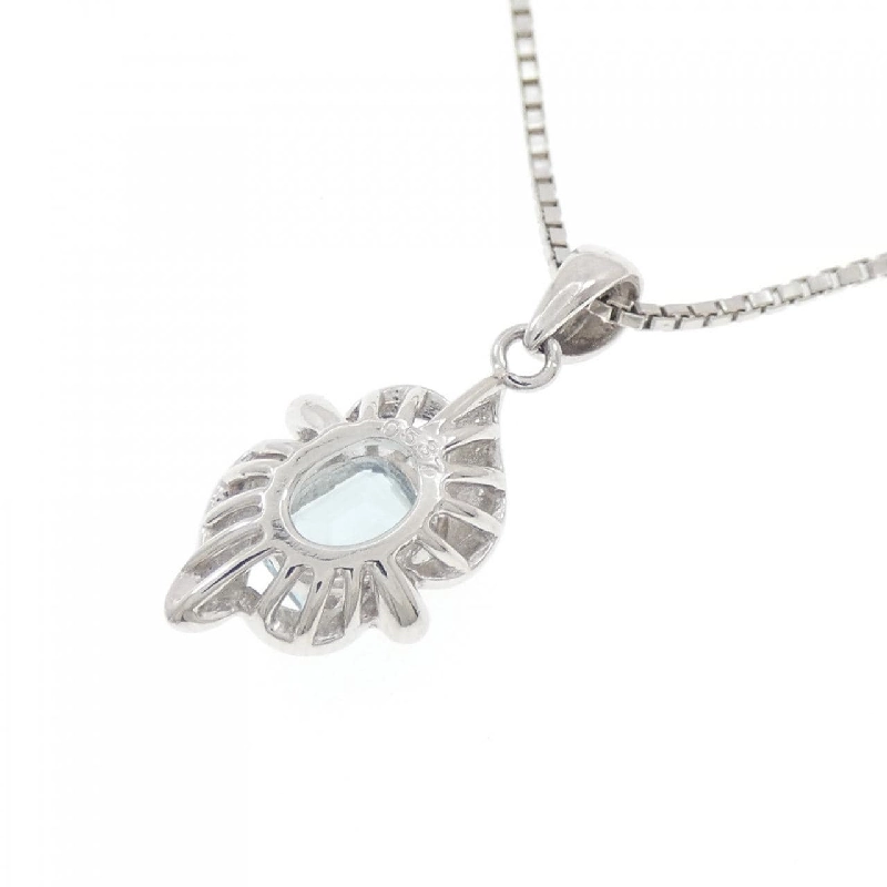 Dây chuyền Aquamarine PT900/PT850 0.537CT - Hàng hiệu Chính hãng 866272