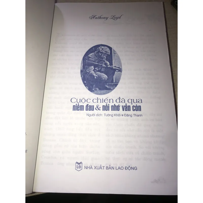 Cuộc Chiến Đã Qu Niềm Đau Và Nỗi Nhớ Vẫn Còn - ANTHONY LOYD 934680