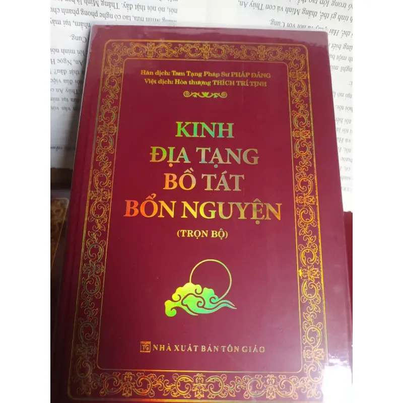 KINH ĐỊA TẠNG BÌA CỨNG ĐỎ - MĐ43 975185