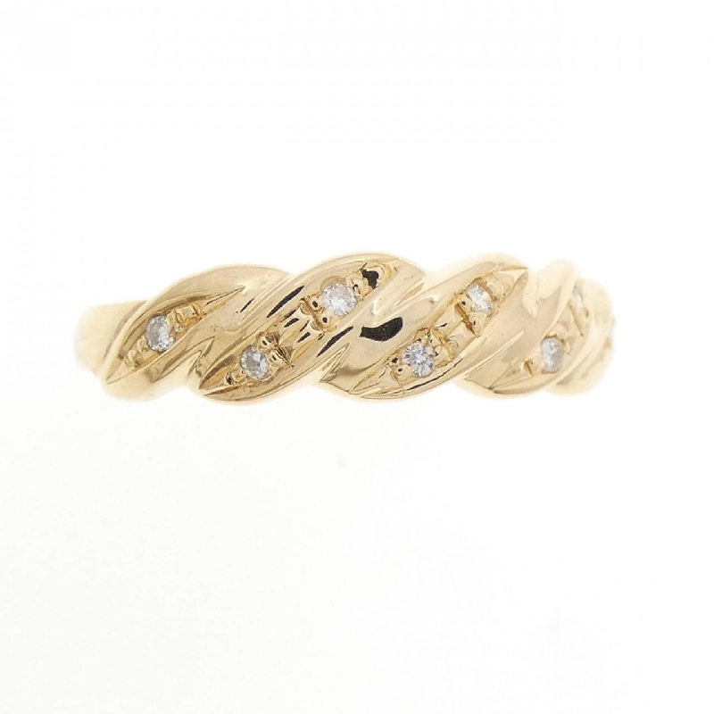 Nhẫn kim cương K18YG 0.04CT - Hàng hiệu Authentic 854234