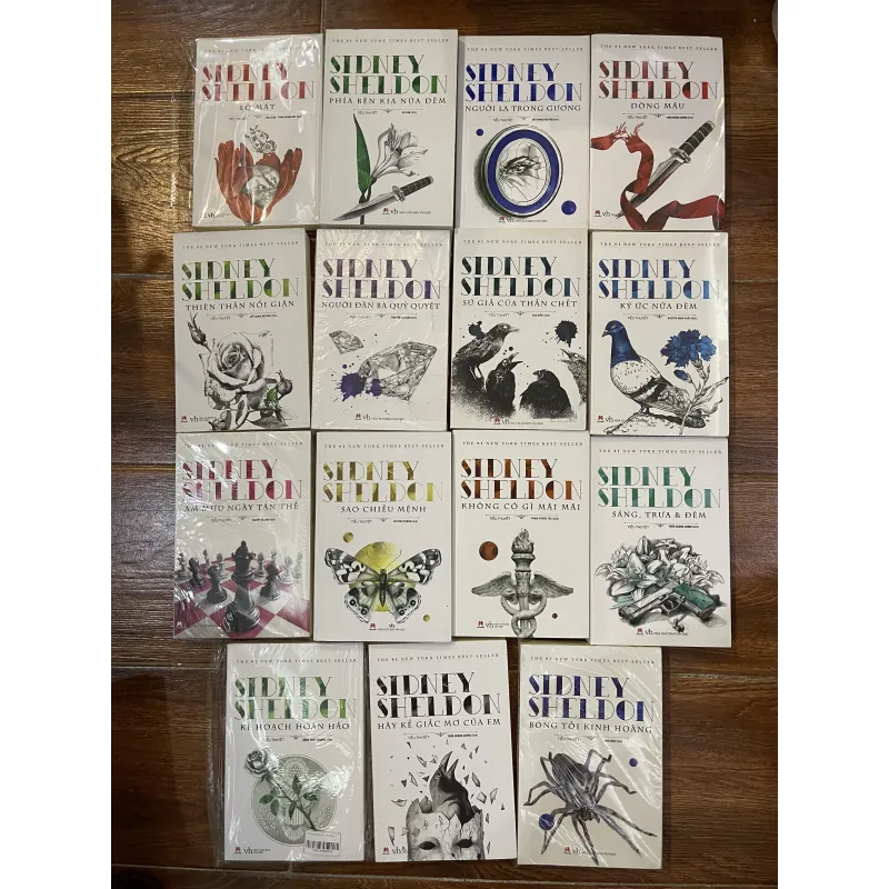 Sidney Sheldon có 15 cuốn  1003091