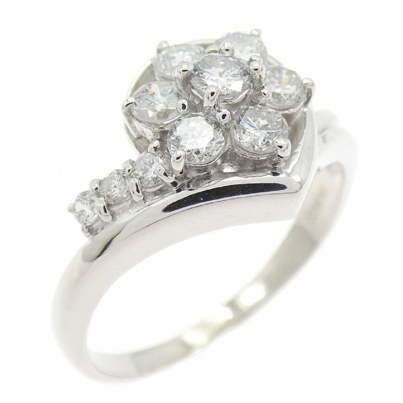 Nhẫn kim cương hoa PT900 0.50CT - Hàng hiệu Authentic 848848