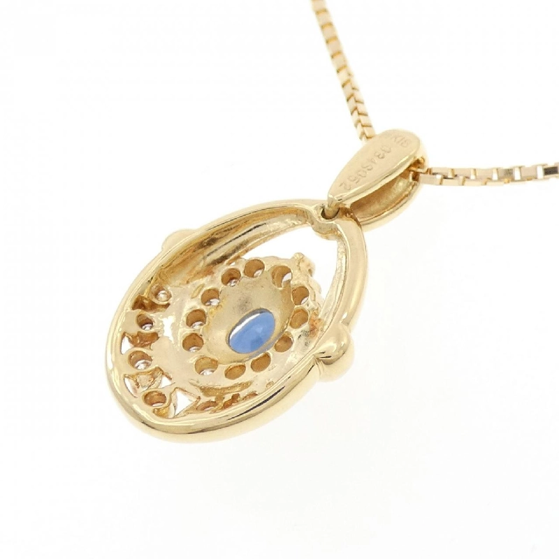 K18YG Sapphire Necklace 0.52CT - Hàng hiệu Authentic 859131