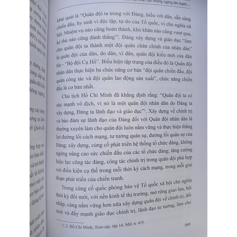 TỔNG KẾT ĐẢNG LÃNH ĐẠO QUÂN SỰ VÀ QUỐC PHÒNG TRONG CÁCH MẠNG VIỆT NAM (1945 - 2000) 731500