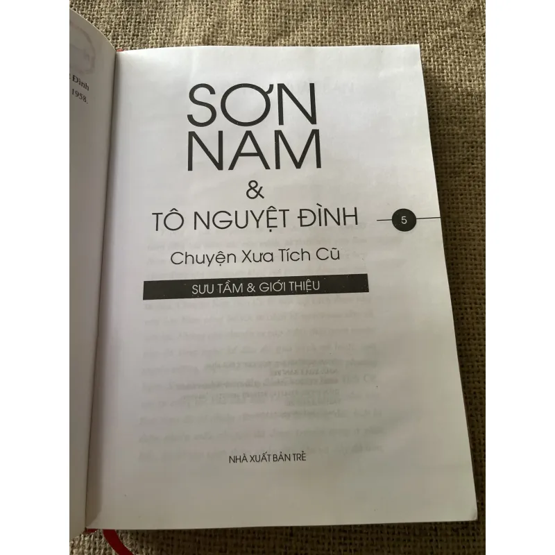 Chuyện Xưa Tích Cũ - Sơn Nam , Tô Nguyệt Đình, Nhà Xuất bản Trẻ  796429