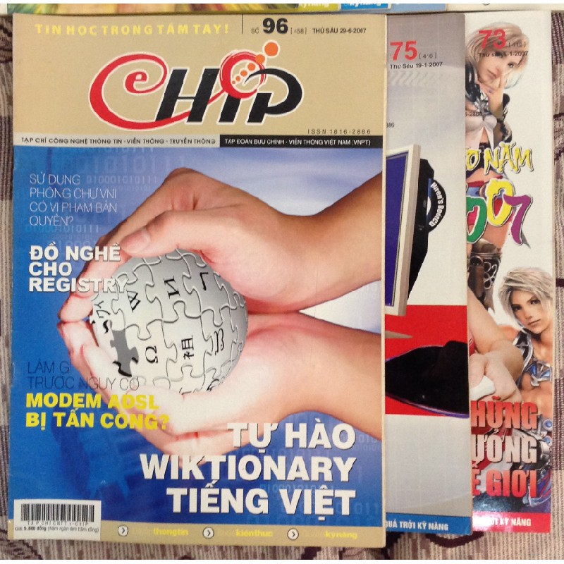 Lô 09 cuốn báo eChip Thứ 6 Xưa 15980