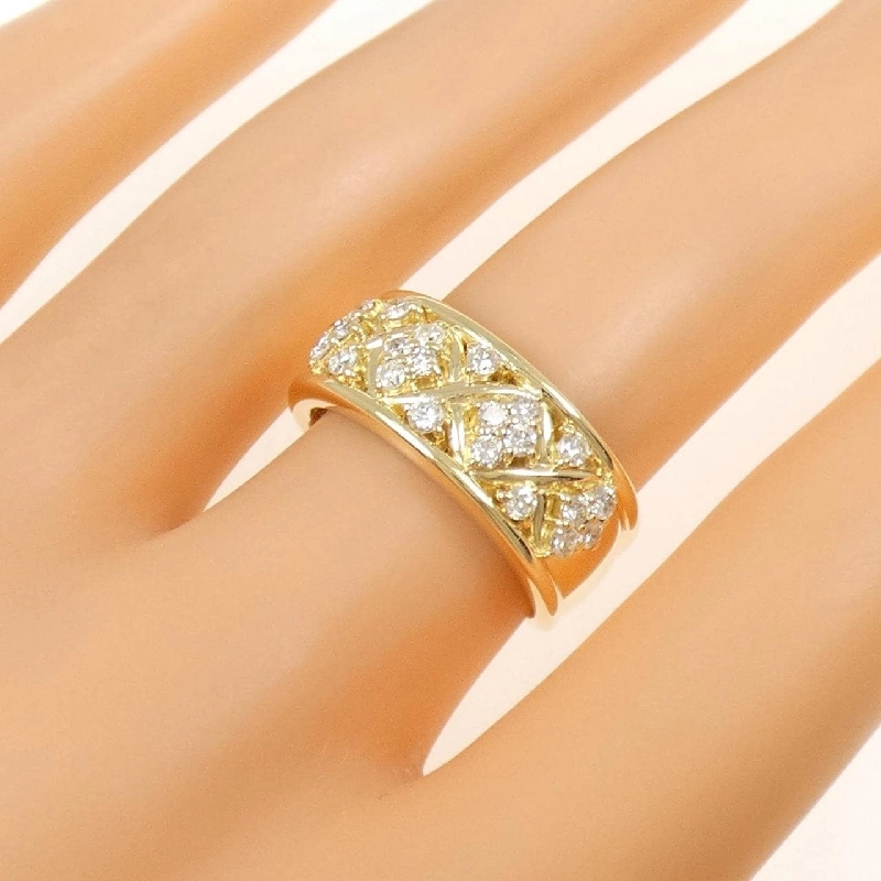 Nhẫn kim cương K18YG 0.52CT 669778