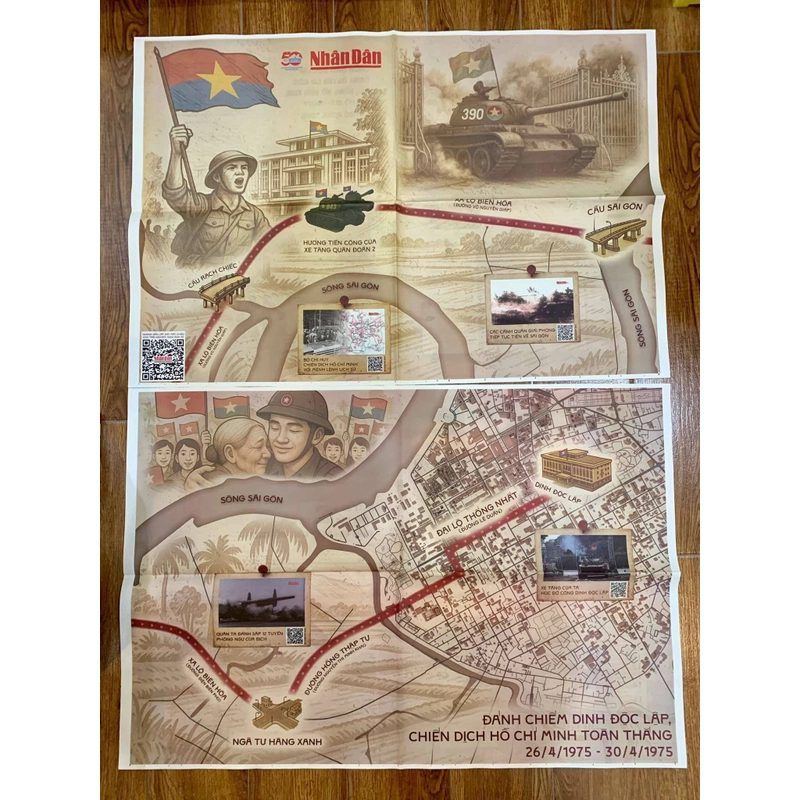 Tranh Panorama khổ lớn Chiến thắng 30/4 444688