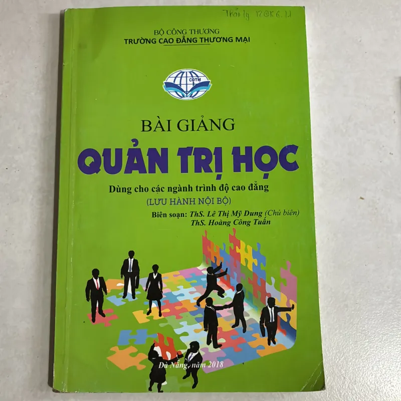 Bài giảng Quản trị học/ Pháp luật/ Tâm lý khách du lịch (3 cuốn) 783657