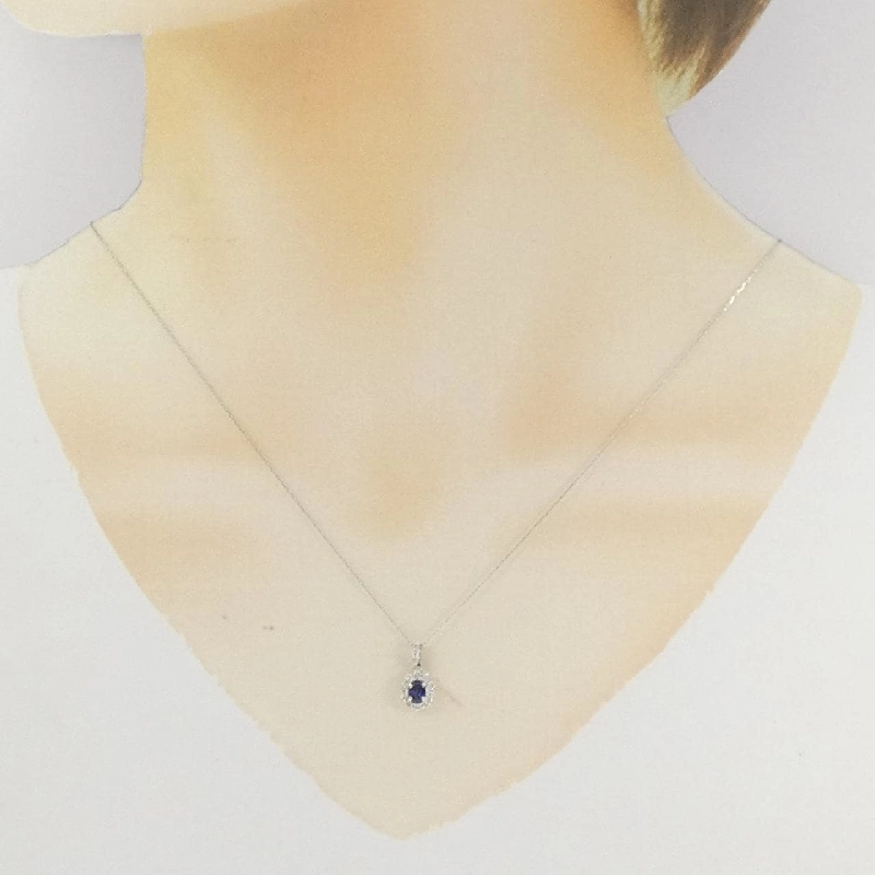 Dây chuyền Sapphire PT900 0.31CT - Hàng hiệu Chính hãng 863554