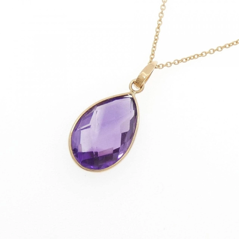 K18YG Amethyst Necklace - Hàng hiệu Authentic 859815