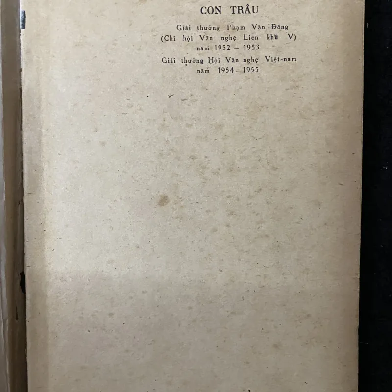 Con Trâu- Giải thưởng Phạm Văn Đồng 1004221