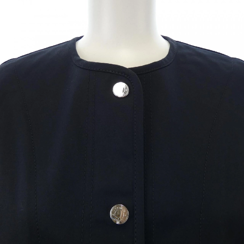 Áo khoác không cổ HERMES 634239