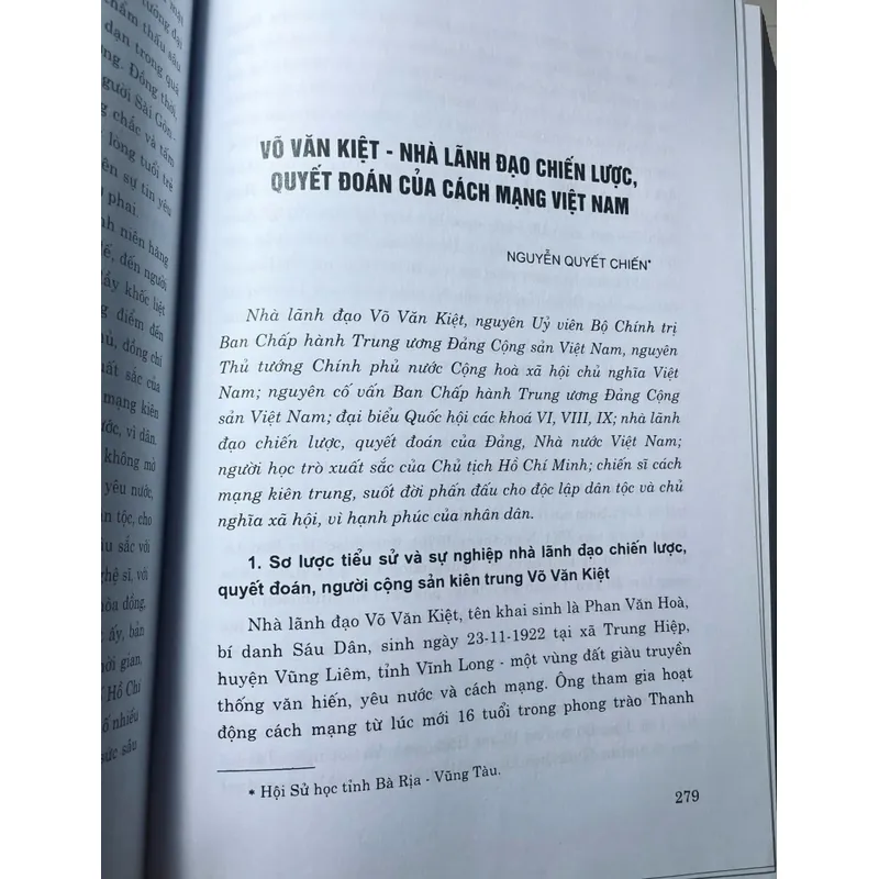 SÁCH ĐỒNG CHÍ VÕ VĂN KIỆT VỚI CÁCH MẠNG VIỆT NAM 730544