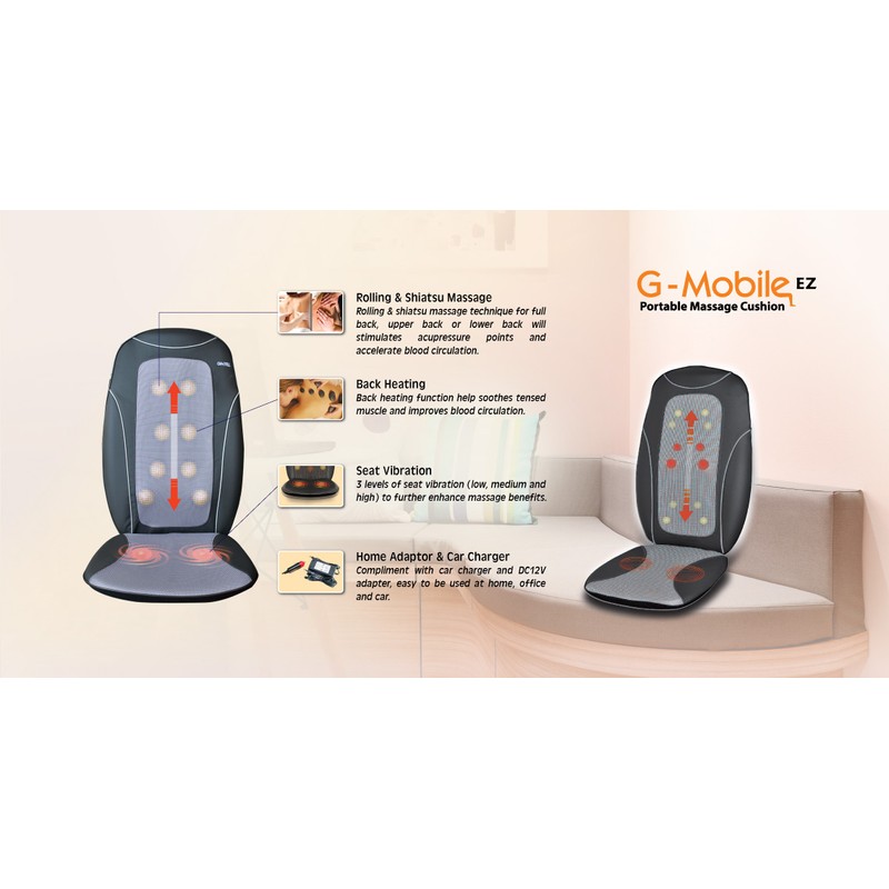 Đệm (ghế) massage Gintell G-Mobile ez 176698