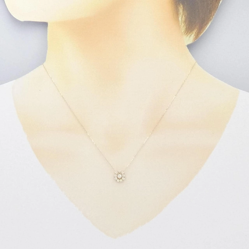 K18YG Dây chuyền kim cương 0.25CT - Hàng hiệu Chính hãng 862343