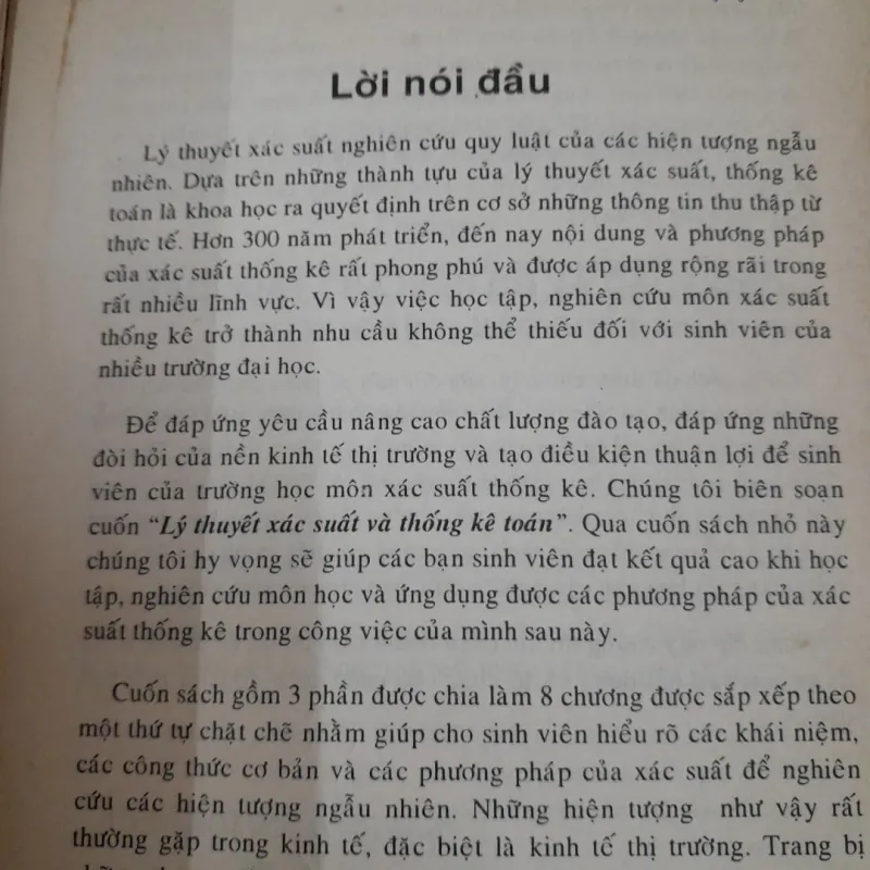 Giáo trình Xác xuất và Thống kê Toán. GV Hoàng Ngọc Nhậm- ĐH Kinh Tế HCM  607208