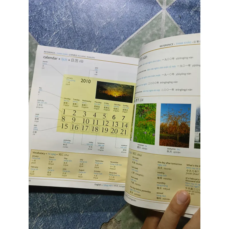 Visual - English Vietnamese Chinese - Trilingual dictionary 1004836