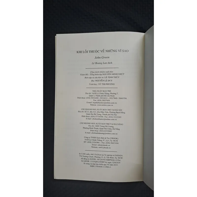 Khi lỗi thuộc về những vì sao - John Green 605235