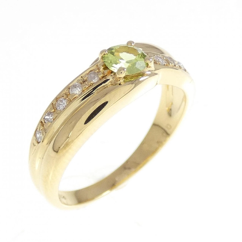 Nhẫn Peridot K18YG - Hàng hiệu Chính hãng 854894