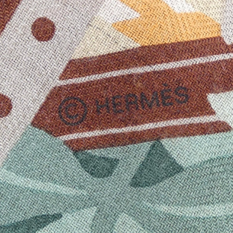 HERMES LES DOUZE LEOPARDS H243762S Khăn choàng - Hàng hiệu Authentic 836653