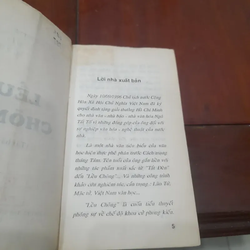 Ngô Tất Tố - LỀU CHÕNG 696008