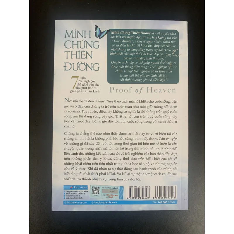 (Sách cũ) Minh chứng Thiên Đường - Proof of Heaven - Eben Alexander, M.D. 930023