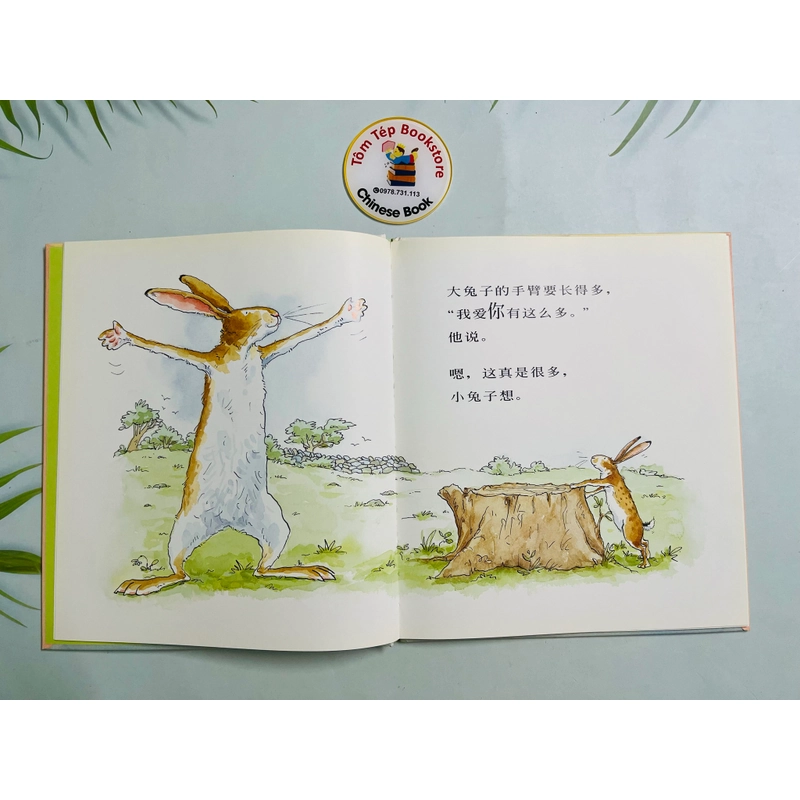 Sách kinh điển Guess how much I love you- tiếng Trung 553047