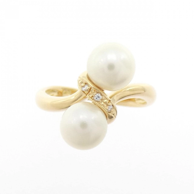 Nhẫn ngọc trai Akoya K18YG - Hàng hiệu Authentic 853212