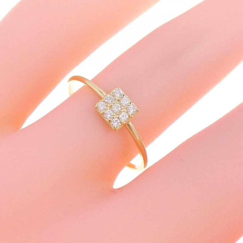 Nhẫn kim cương K18YG 0.1CT - Hàng hiệu Chính hãng 857488