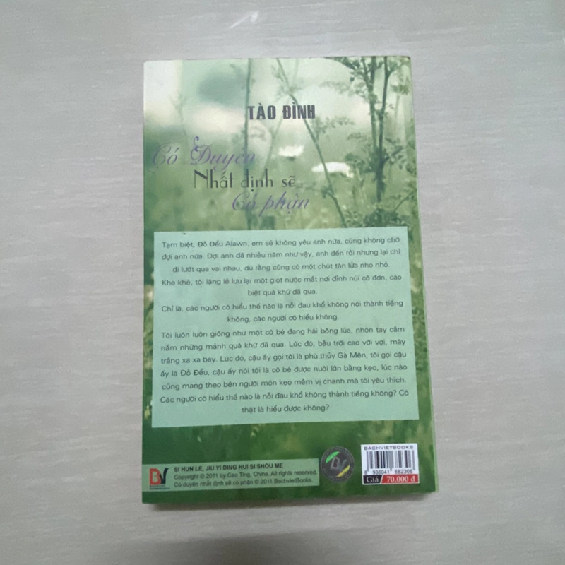 Sách Tiểu Thuyết Có Duyên Nhất Định Sẽ Có Phận - Tào Đình 325247