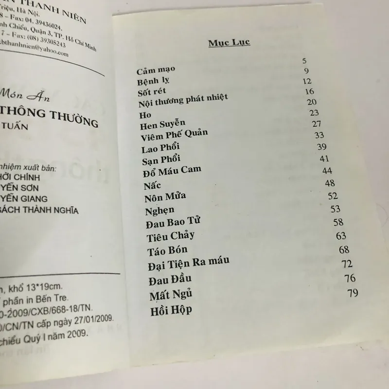 CÁC MÓN ĂN TRỊ 43 BỆNH THÔNG THƯỜNG  693657