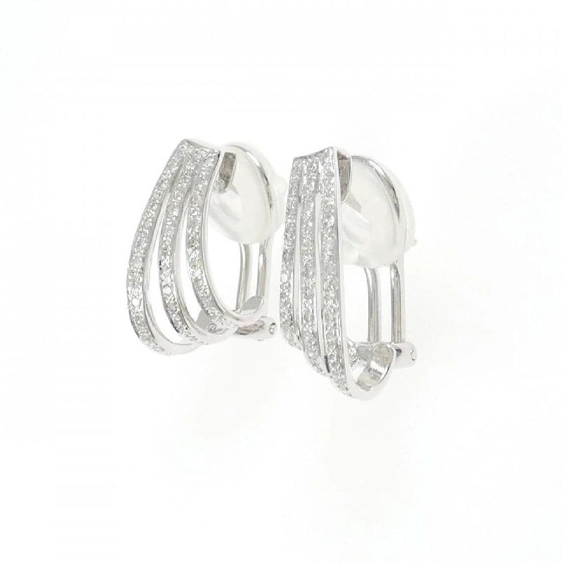 Bông tai/khuyên tai kim cương 750WG 0.38CT - Hàng hiệu Chính hãng 870133