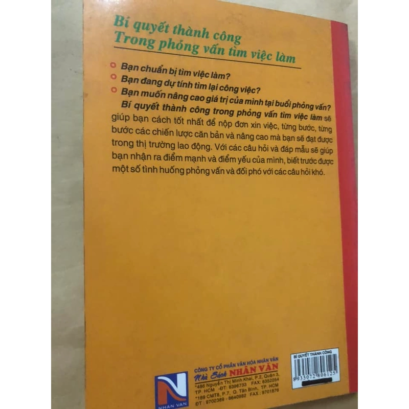 Sách Bí quyết thành công trong phỏng vấn tìm việc làm - Igor S.Popovich nguyên tác 307063