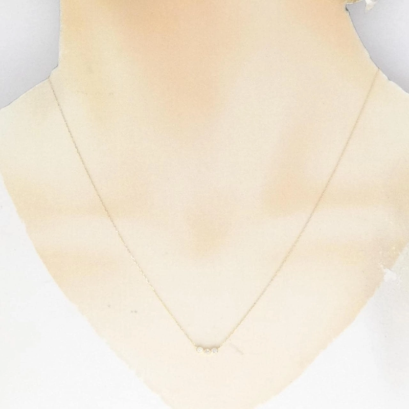 Dây chuyền kim cương K18YG 0.10CT - Hàng hiệu Chính hãng 863745