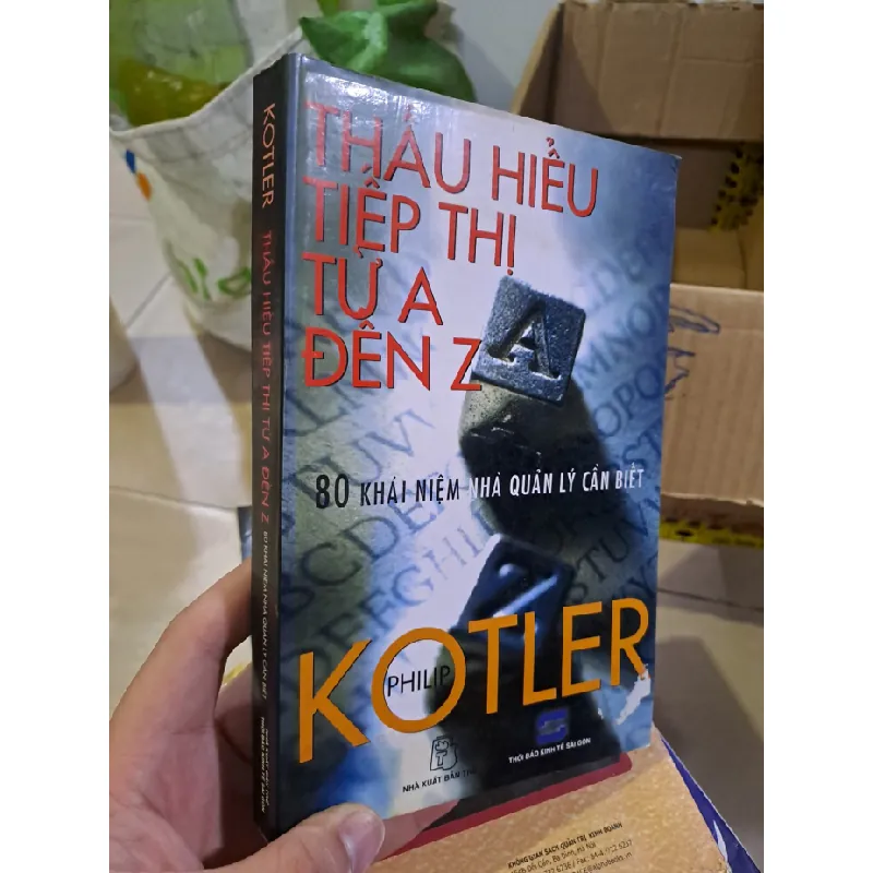 [Sách Cũ SCGR] Thấu hiểu tiếp thị từ A đến Z Philip Kotler mới 80% ẫm ố vàng HCM0308 MARKETING KINH DOANH 677582