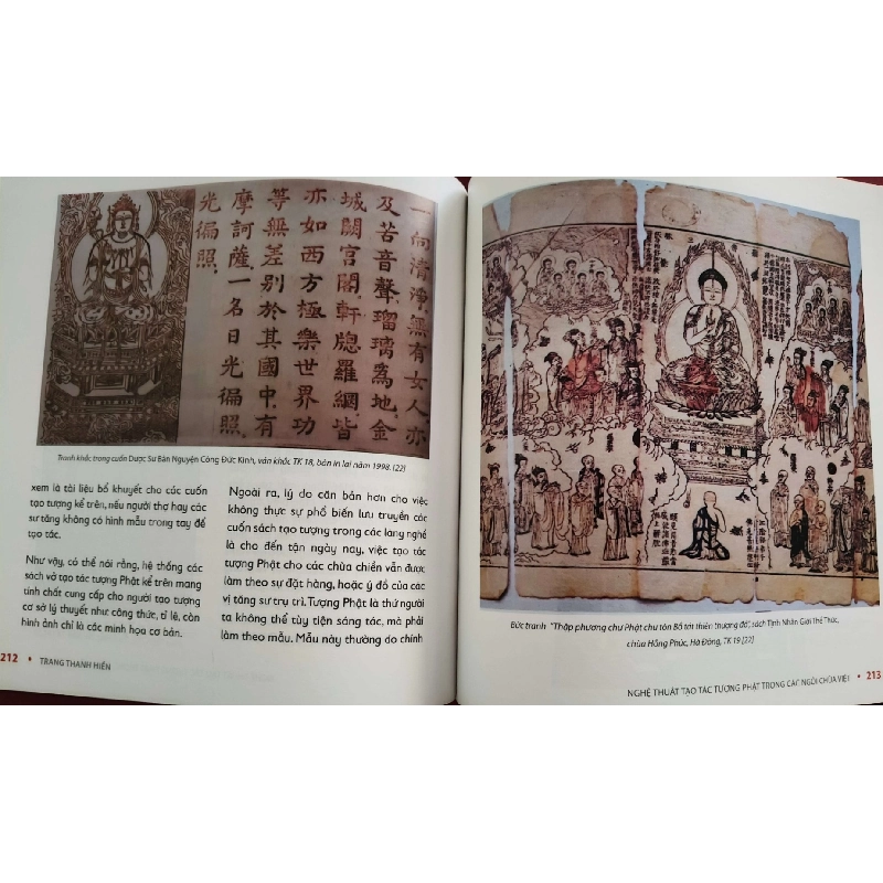 NGHỆ THUẬT TẠO TÁC TƯỢNG PHẬT TRONG CÁC NGÔI CHÙA VIỆT - TRANG THANH HIỀN - 2019 - 340 trang - kt 20 x 20 TÂM LINH - TÔN GIÁO - THIỀN ANTQ0709 919572