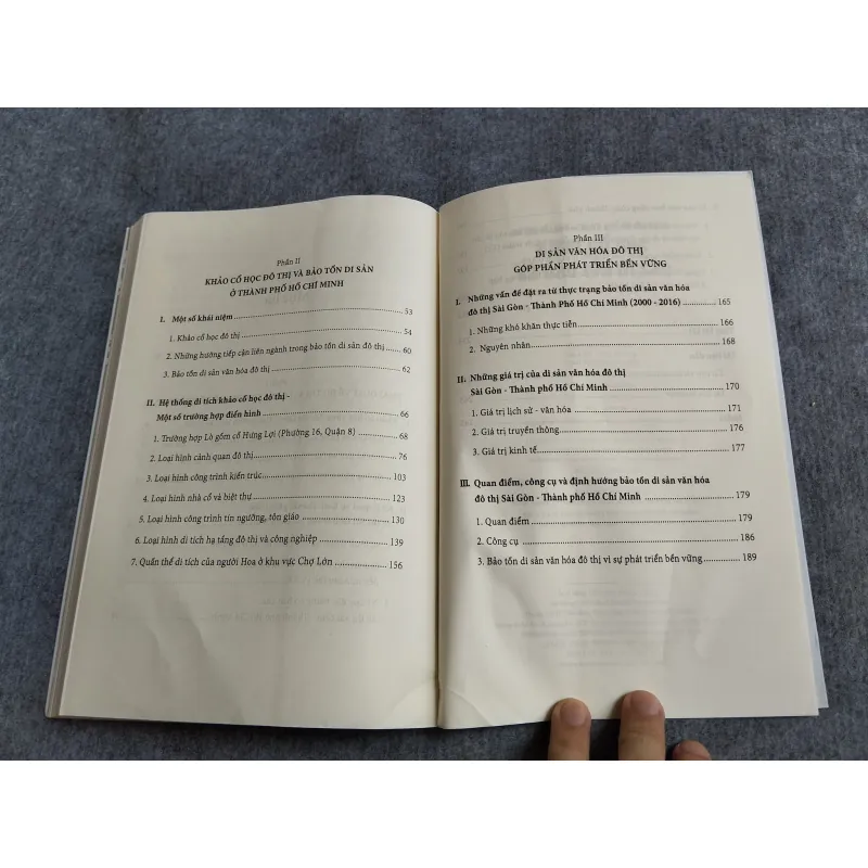 ĐÔ THỊ SÀI GÒN, THÀNH PHỐ HỒ CHÍ MINH. KHẢO CỔ HỌC VÀ BẢO TỒN DI SẢN 572742