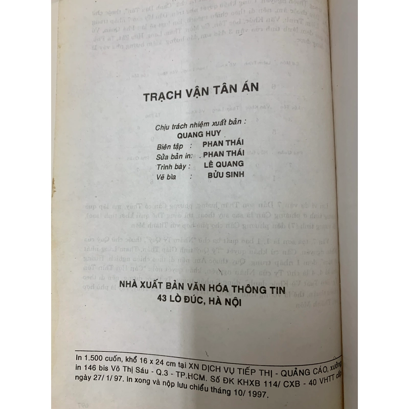 Trạch vận tân án. 1a1 545181