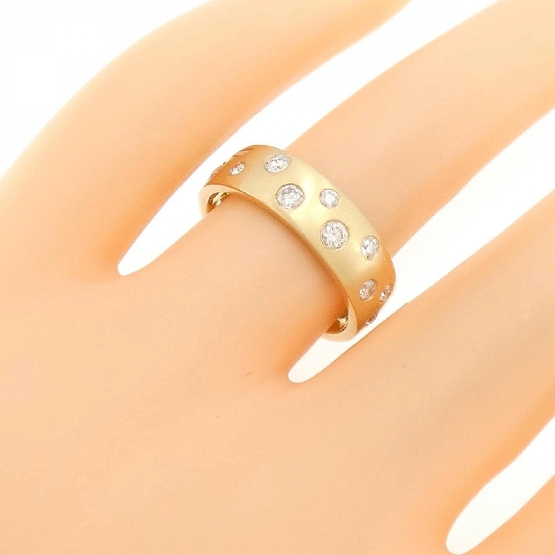 【Sản phẩm mới】Nhẫn kim cương K18YG 0.54CT 672994