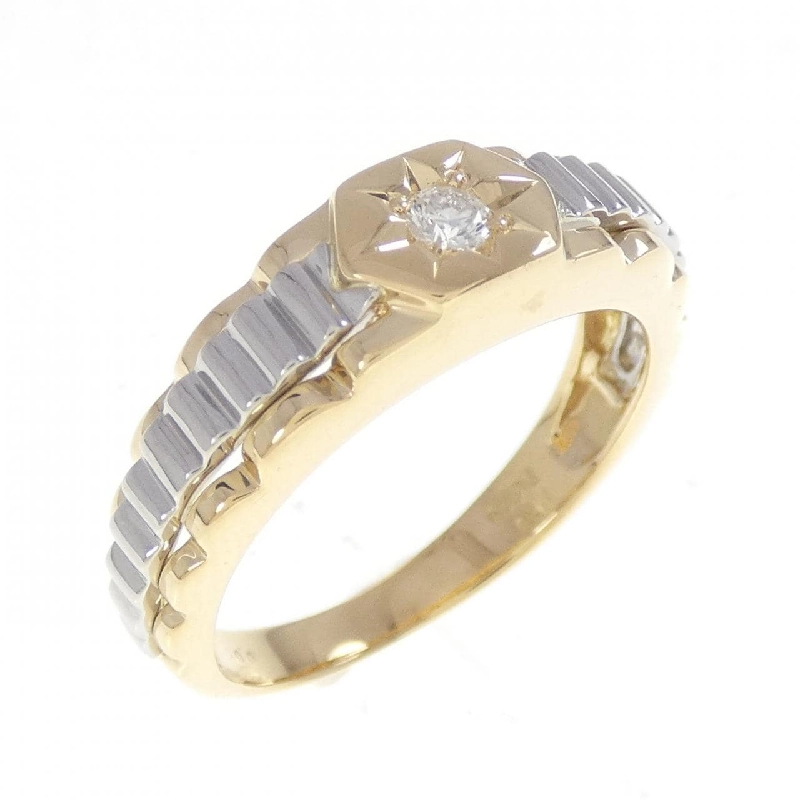 Nhẫn kim cương K18YG/PT900 0.06CT - Hàng hiệu Chính hãng 847308