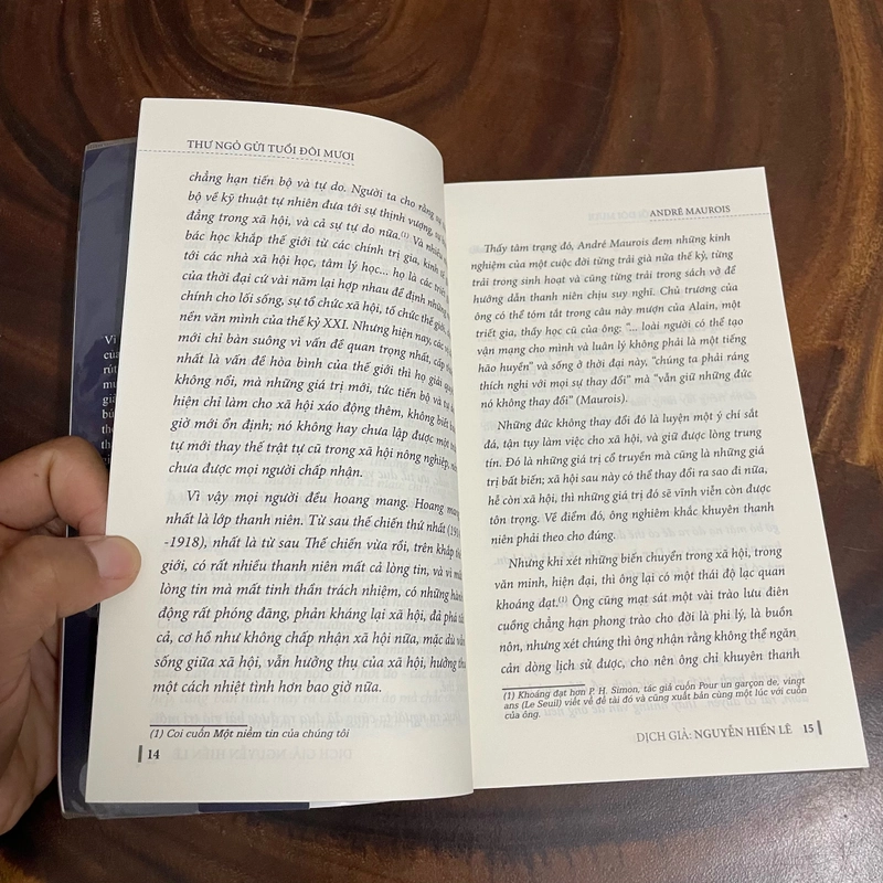 II Tựa sách: Thư Ngỏ Gửi Tuổi Đôi Mươi - ANDRÉ MAUROIS - Nguyễn Hiến Lê (Dịch) - 2018 463553