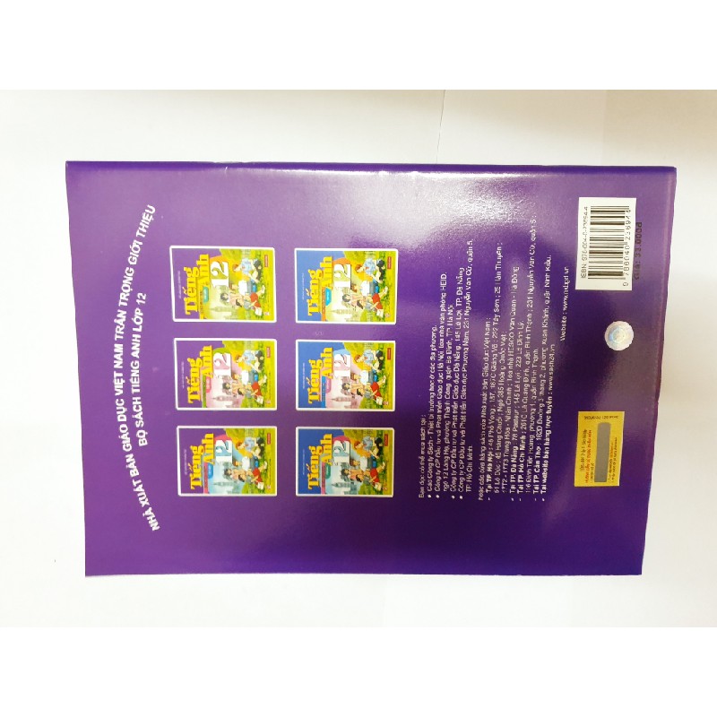 4 QUYỂN TIẾNG ANH LỚP 12 (2SBT+2SHS) MỚI TINH 71357