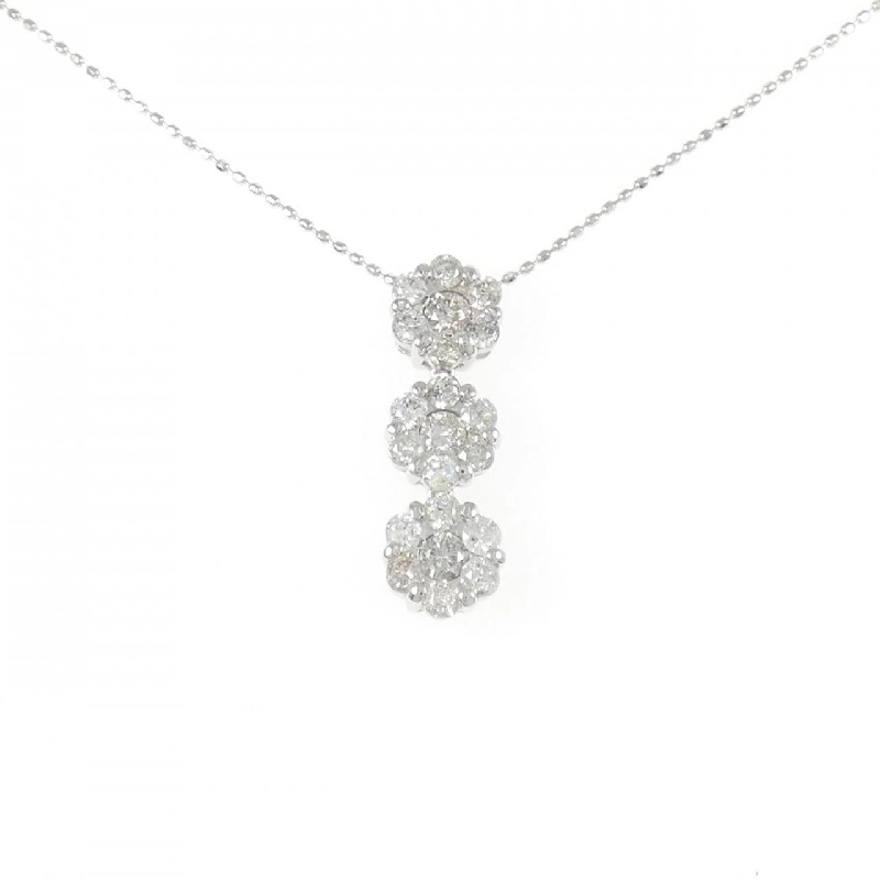 K14WG Dây chuyền kim cương 1.00CT - Hàng hiệu Authentic 857573