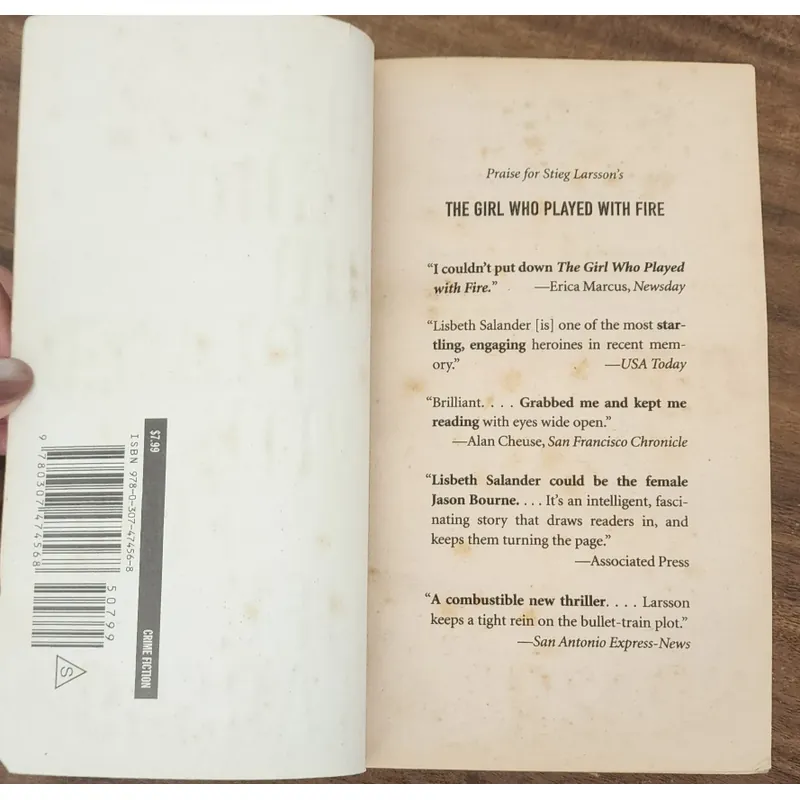 THE GIRL WHO PLAYED WITH FIRE - Stieg Larsson 714191