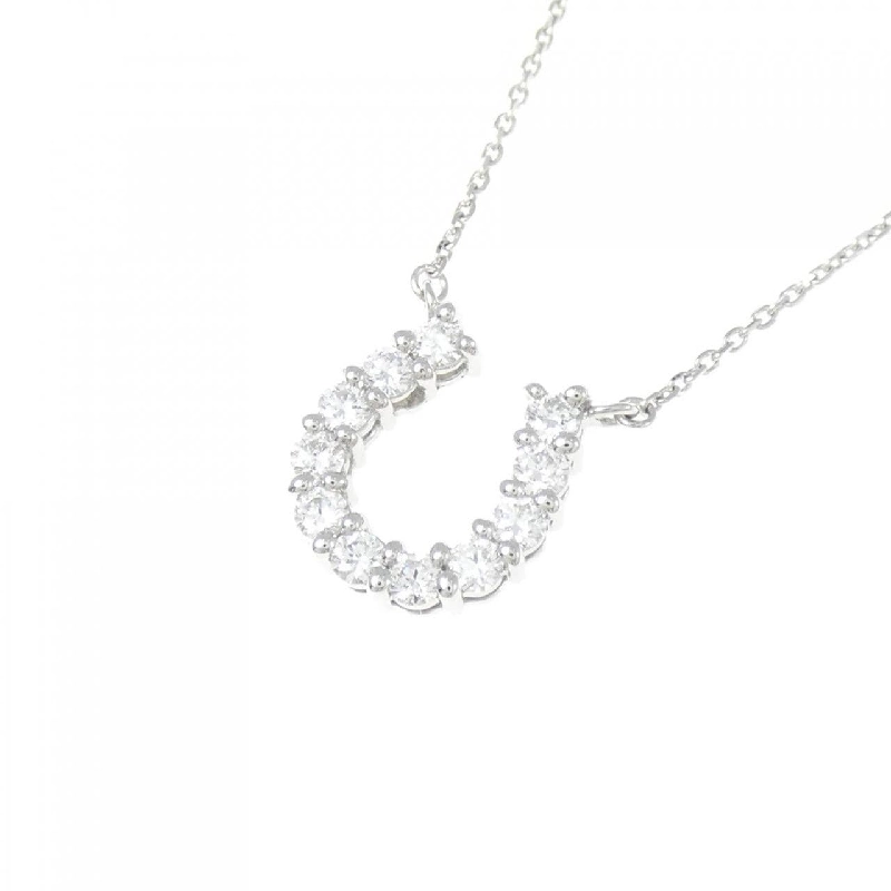 Dây chuyền kim cương PT900/PT850 hình móng ngựa 0.312CT - Hàng hiệu Chính hãng 862875