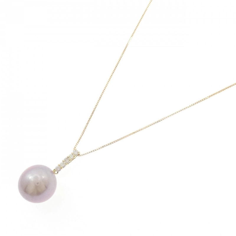 K18YG Vòng cổ ngọc trai nước ngọt 10.5mm - Hàng hiệu Chính hãng 857634