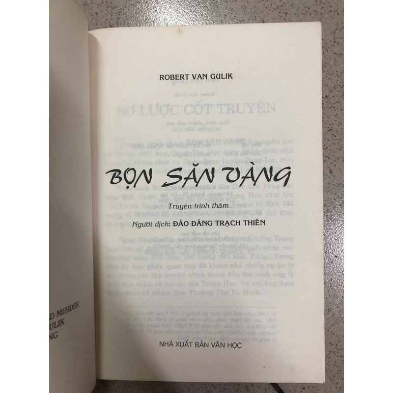 BỌN SĂN VÀNG - Robert Van Gulik 455768