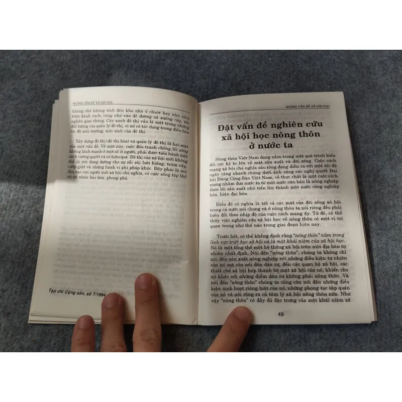 NHỮNG VẤN ĐỀ XÃ HỘI HỌC 720012